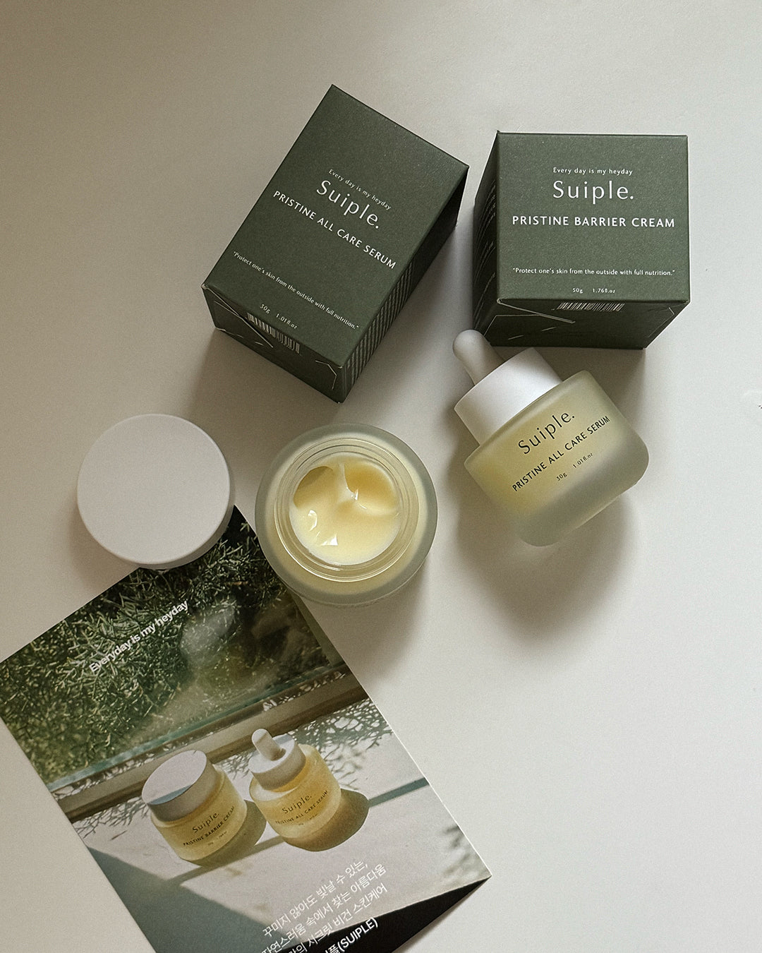 [SET] 수이플 프리스틴 올케어 세럼 30g + 프리스틴 베리어 크림 50g